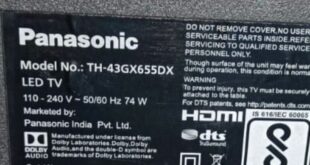 panasonic tv stuck on logo