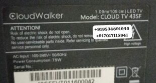 Cloudwalker 43SF Software Download